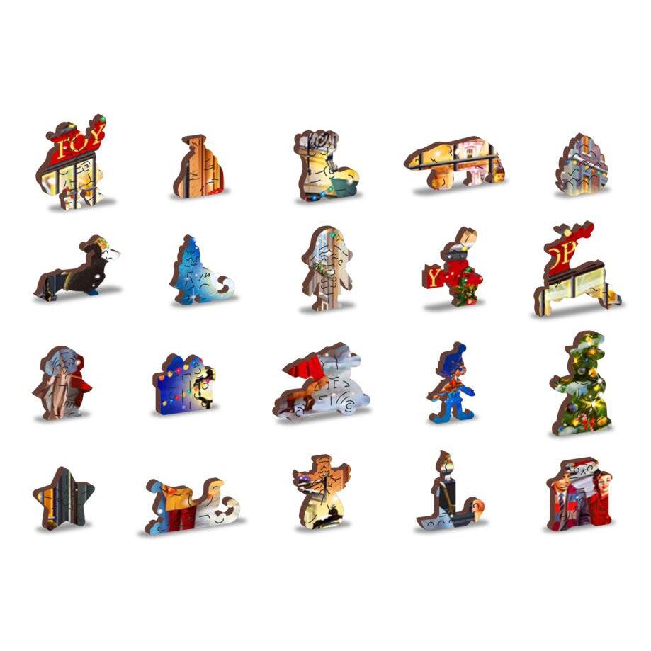 Christmas Street 505 Piece Wood Jigsaw Puzzle Wooden City (ONLINE ORDER ONLY)
