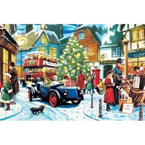 Christmas Streets 234 Piece "World's Smallest" Jigsaw Puzzle TDC