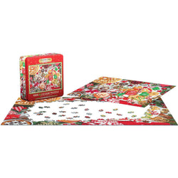 Christmas Table 1000 Piece Jigsaw Puzzle in Tin Eurographics (ONLINE ORDER ONLY)