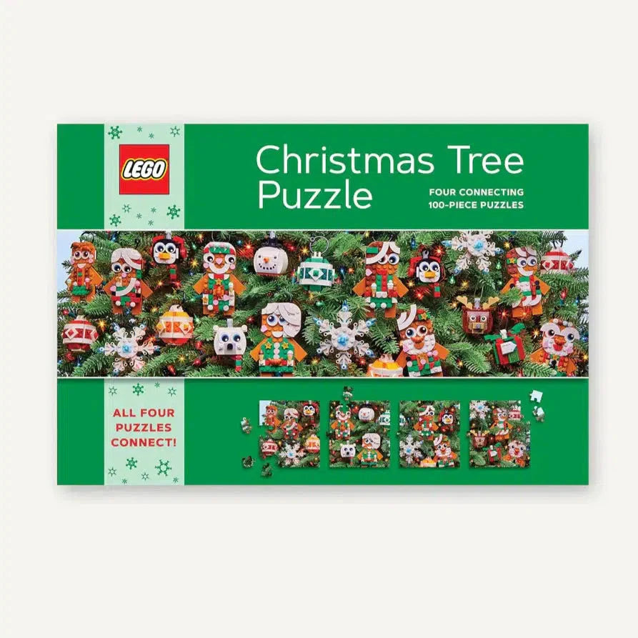 Christmas Tree LEGO 4 Connecting 100 Piece Jigsaw Puzzles Chronicle (ONLINE ORDER ONLY)