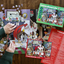 Christmas Trivia "Learn About Life" 1000 Piece Jigsaw Puzzle Livuzzle