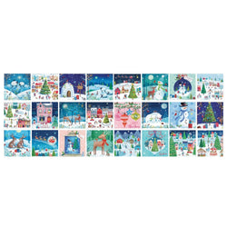 Christmas Village Advent Calendar - 24 Set of 50 Piece Mini Jigsaw Puzzles Eurographics (ONLINE ORDER ONLY)