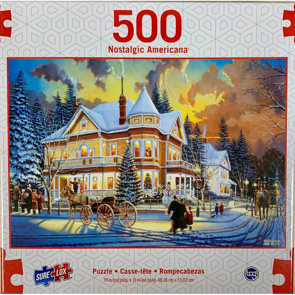 Christmas at Great Grandpa's Americana 500 Piece Jigsaw Puzzle Sure Lox (ONLINE ORDER ONLY)