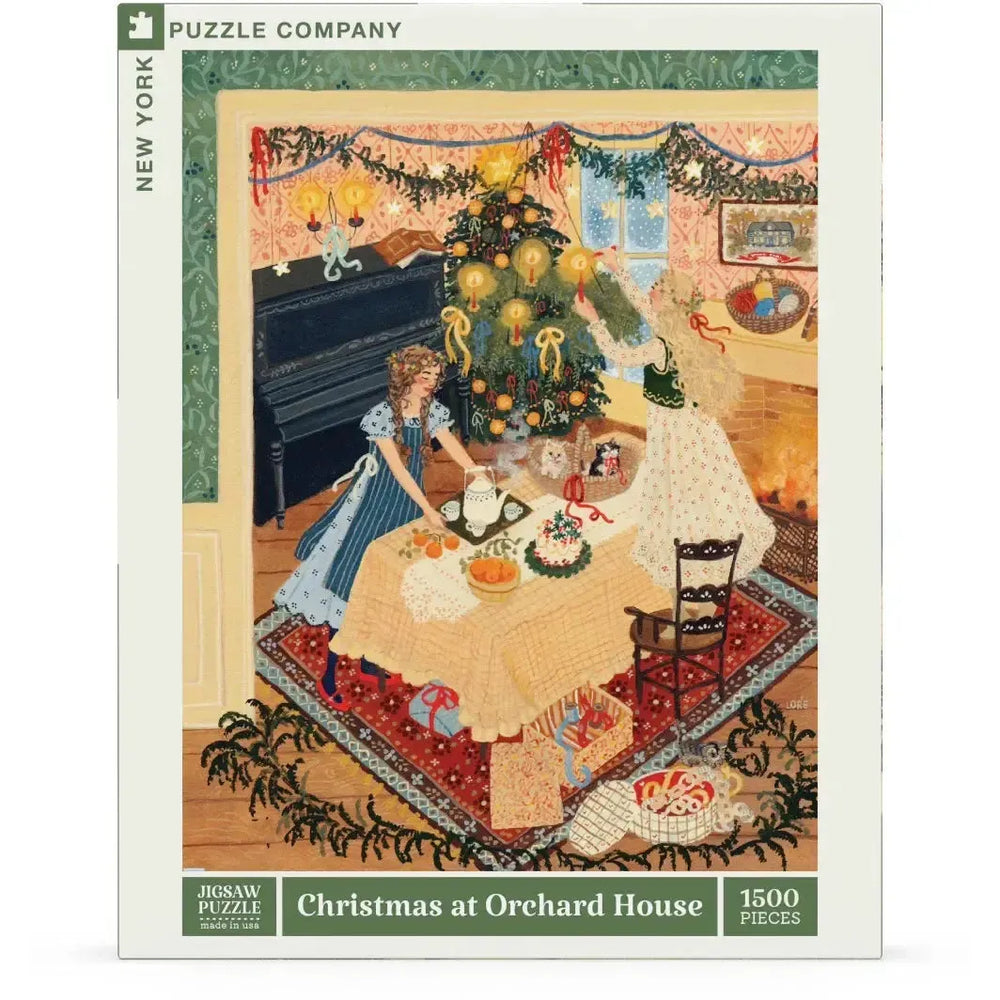 Christmas at Orchard House by Loré Pemberton 1500 Piece Jigsaw Puzzle NYPC