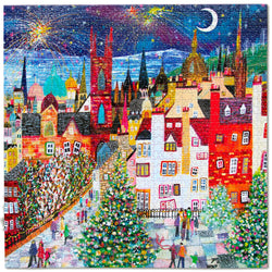 Christmas in Edinburgh 1000 Piece Jigsaw Puzzle eeBoo (ONLINE ORDER ONLY)