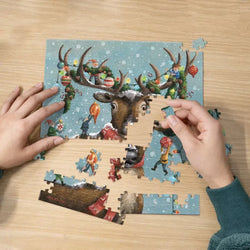 Christmas in the Antlers 210 Piece Jigsaw Puzzle Boardwalk (ONLINE ORDER ONLY)