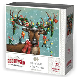 Christmas in the Antlers 210 Piece Jigsaw Puzzle Boardwalk (ONLINE ORDER ONLY)
