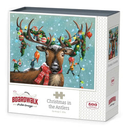 Christmas in the Antlers 500 Piece Jigsaw Puzzle Boardwalk (ONLINE ORDER ONLY)