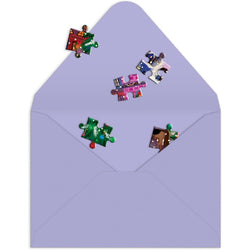 Christmas in the Square Greeting Card 60 Piece Jigsaw Puzzle Galison