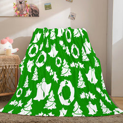 Christmas Decorations Flannel Fleece Throw Cosplay Blanket (Online Order Only)