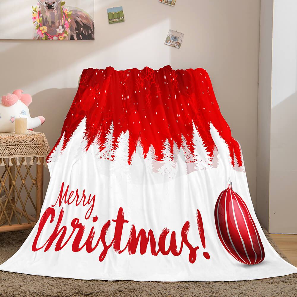 Christmas Flannel Fleece Blanket (Online Order Only)