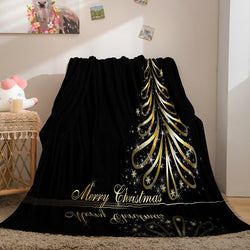 Christmas Decorations Flannel Fleece Throw Cosplay Blanket (Online Order Only)