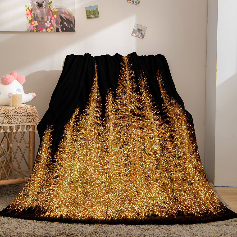 Christmas Decorations Flannel Fleece Throw Cosplay Blanket (Online Order Only)