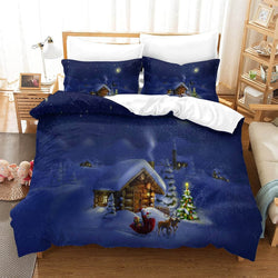 Christmas Pattern Bedding Set Quilt Cover Without Filler (Online Order Only)