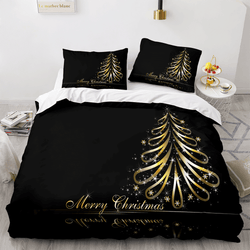 Christmas Santa Claus Bedding Sets Quilt Covers Without Filler (Online Order Only)