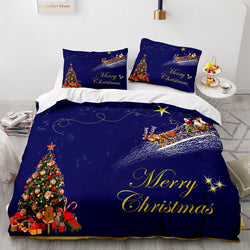 Christmas Santa Claus Bedding Sets Quilt Covers Without Filler (Online Order Only)