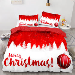 Christmas Santa Claus Bedding Sets Quilt Covers Without Filler (Online Order Only)