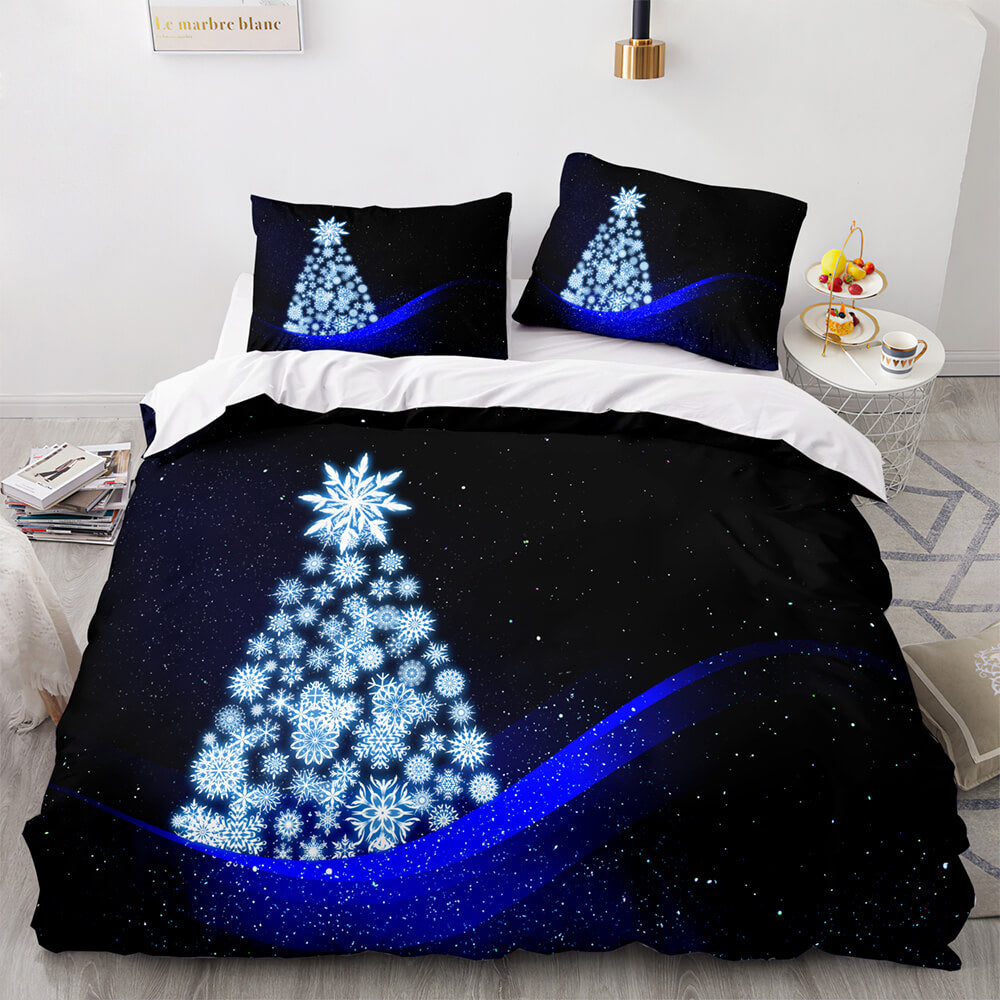 Christmas Santa Claus Bedding Sets Quilt Covers Without Filler (Online Order Only)