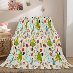 Christmas Theme Flannel Fleece Throw Cosplay Blanket (Online Order Only)