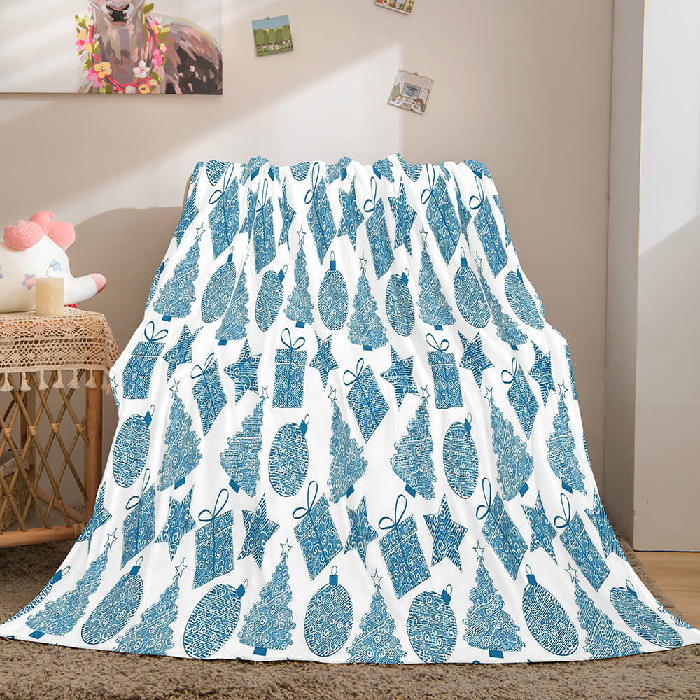 Christmas Theme Flannel Fleece Throw Cosplay Blanket (Online Order Only)