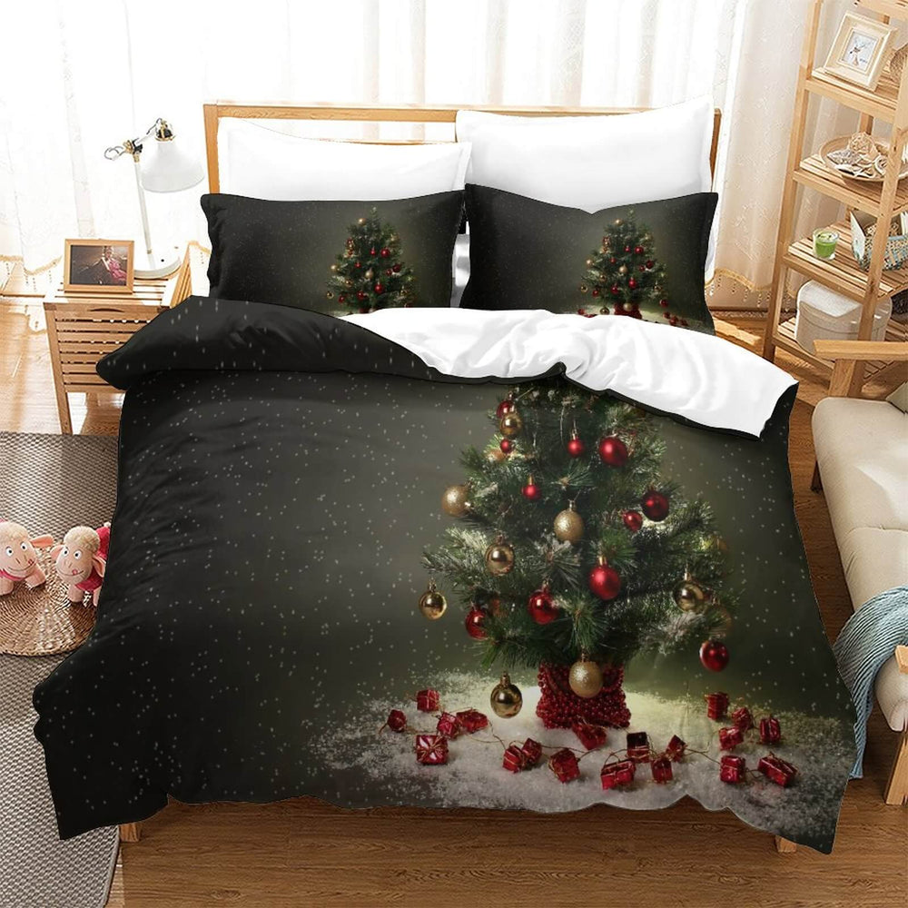 Christmas Tree Bedding Set Quilt Cover Without Filler (Online Order Only)