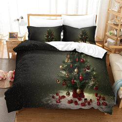 Christmas Tree Bedding Set Quilt Cover Without Filler (Online Order Only)