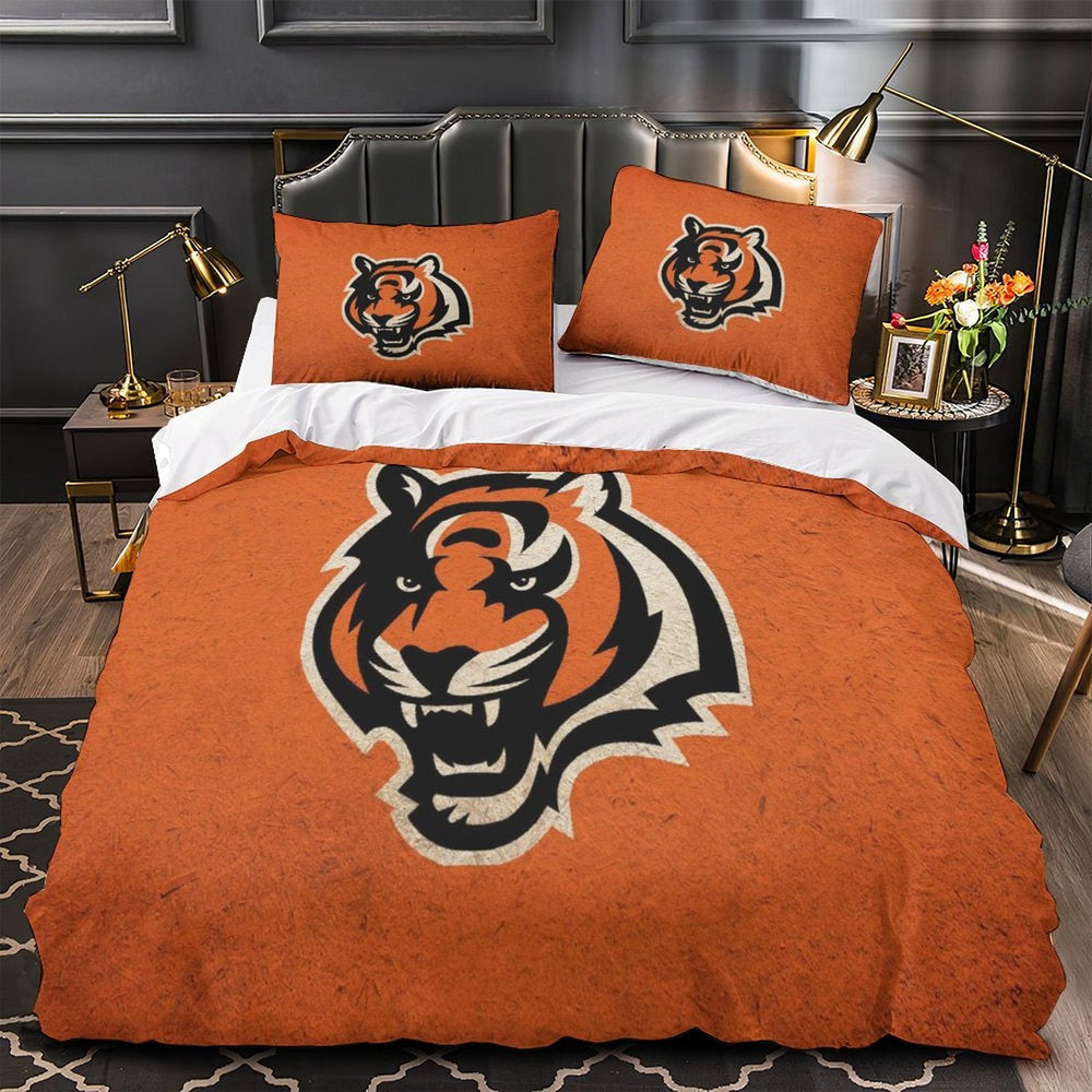 Cincinnati Bengals Bedding Set Duvet Cover Without Filler (Online Order Only)