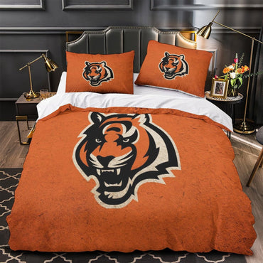 Cincinnati Bengals Bedding Set Duvet Cover Without Filler (Online Order Only)