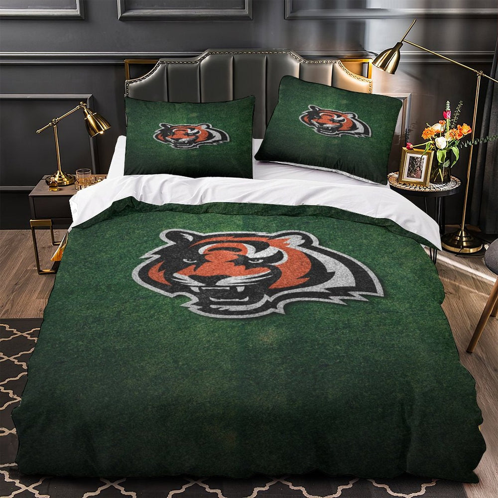 Cincinnati Bengals Bedding Set Duvet Cover Without Filler (Online Order Only)
