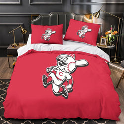 Cincinnati Reds Bedding Set Quilt Cover Without Filler (Online Order Only)