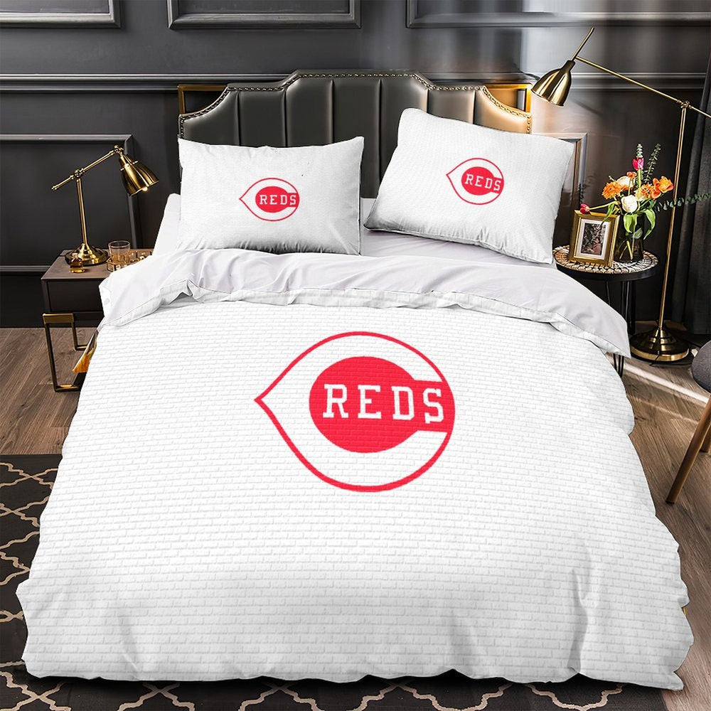 Cincinnati Reds Bedding Set Quilt Cover Without Filler (Online Order Only)