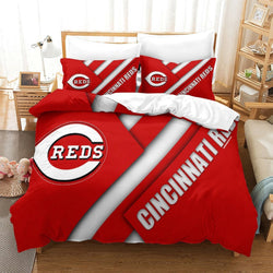 Cincinnati Reds Bedding Set Quilt Cover Without Filler (Online Order Only)