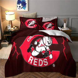 Cincinnati Reds Bedding Set Quilt Cover Without Filler (Online Order Only)