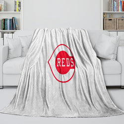 Cincinnati Reds Blanket Flannel Throw Room Decoration (Online Order Only)