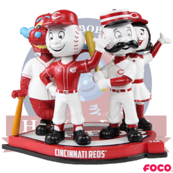 Cincinnati Reds Four Mascot Bobblehead (ONLINE ORDER ONLY)