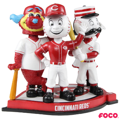 Cincinnati Reds Four Mascot Bobblehead (ONLINE ORDER ONLY)