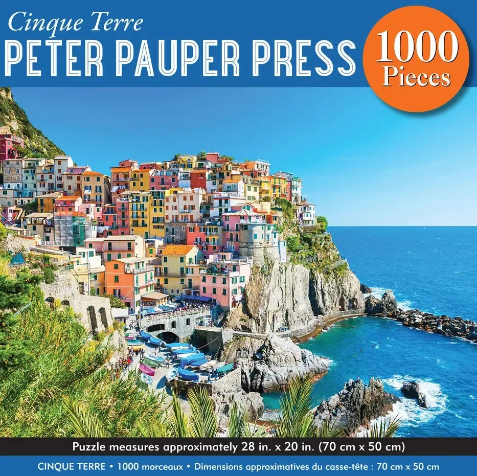 Cinque Terre 1000 Piece Jigsaw Puzzle Peter Pauper