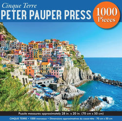 Cinque Terre 1000 Piece Jigsaw Puzzle Peter Pauper