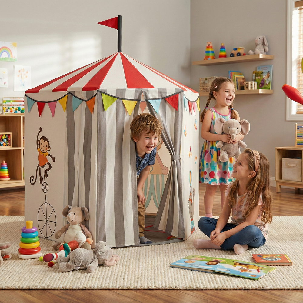 Role Play Kids - Circus Tent Play Home for Kids