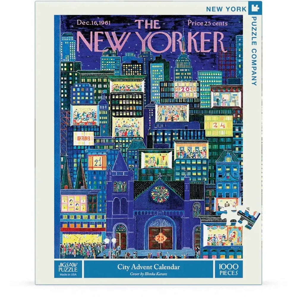 City Advent Calendar 1000 Piece Jigsaw Puzzle NYPC (ONLINE ORDER ONLY)