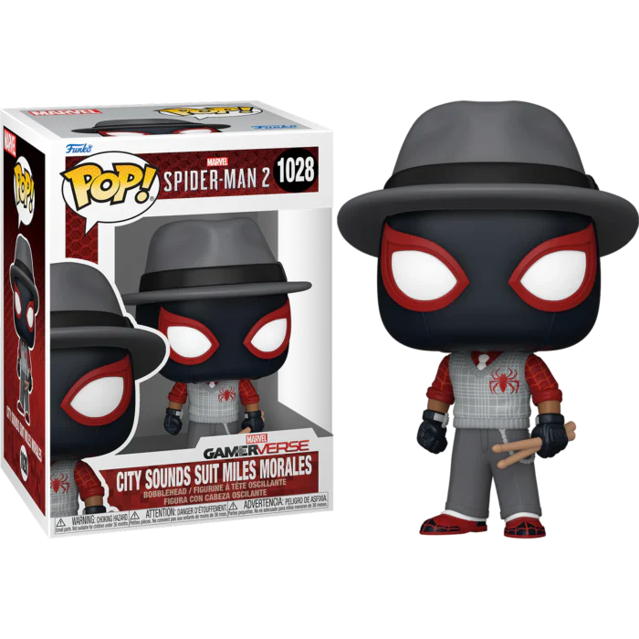 Gamerverse: Spider-Man 2 City Sounds Suit Miles Morales Funko Pop #1028 (Online Order Only)