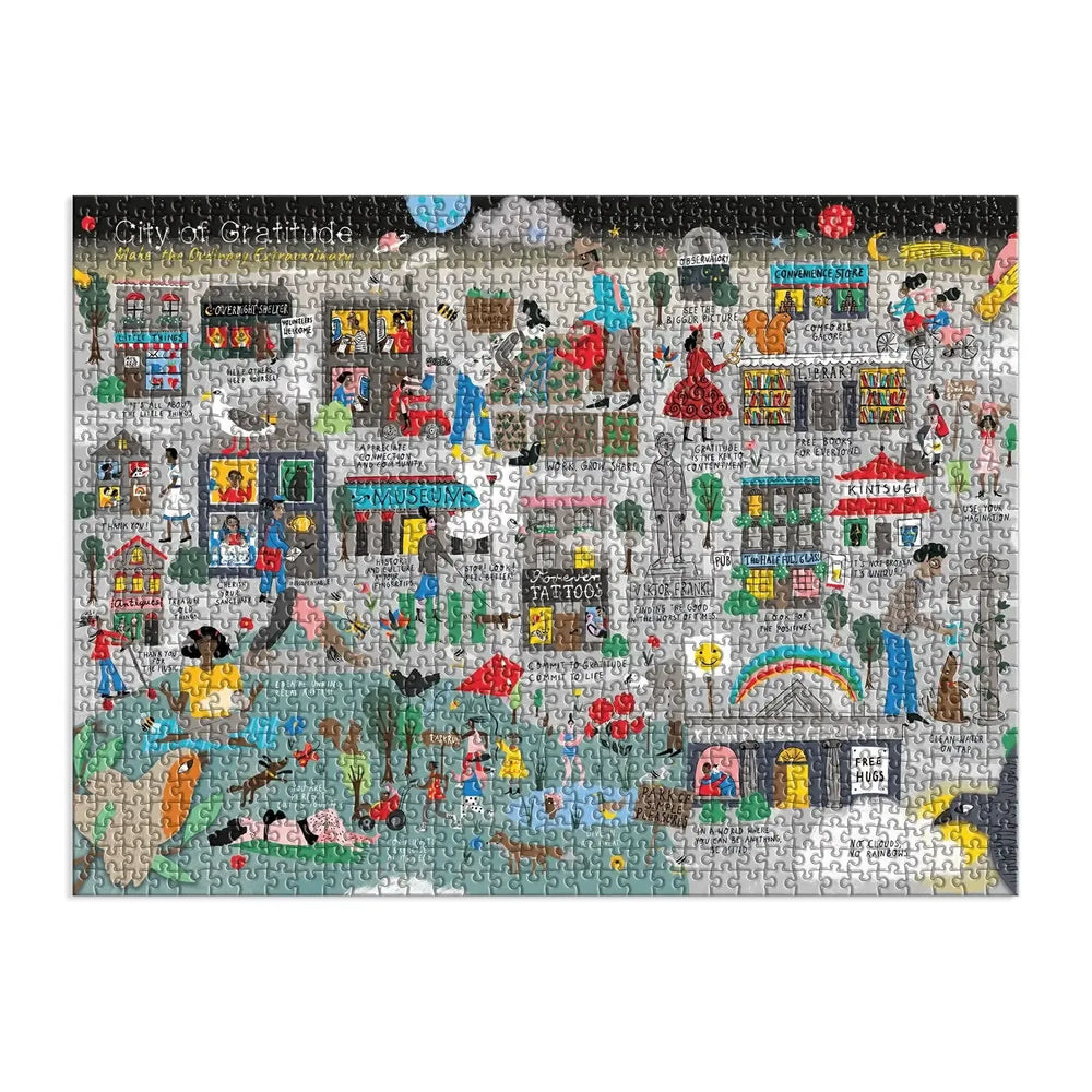 City of Gratitude 1000 Piece Jigsaw Puzzle Galison (ONLINE ORDER ONLY)