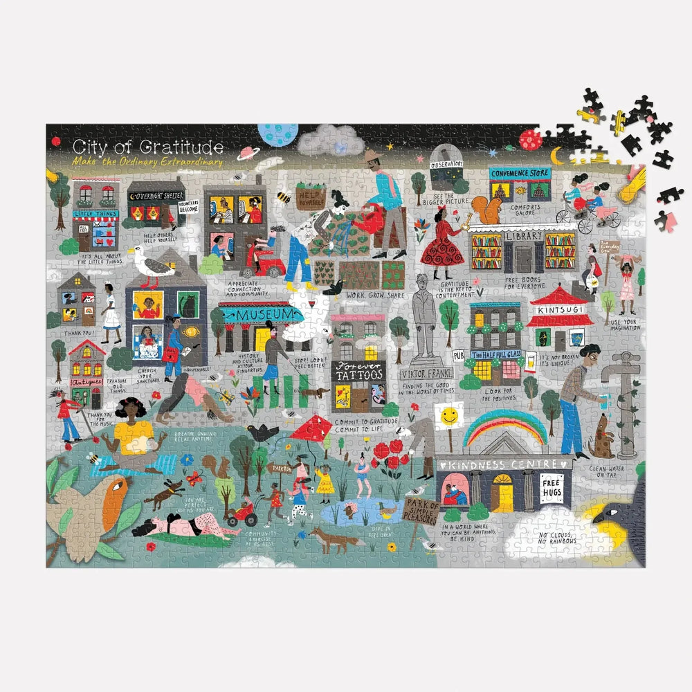City of Gratitude 1000 Piece Jigsaw Puzzle Galison (ONLINE ORDER ONLY)