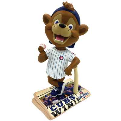 Chicago Cubs 2016 World Series Newspaper Bobbleheads (ONLINE ORDER ONLY)