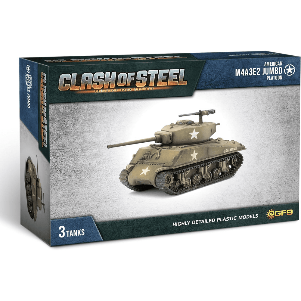 Clash of Steel - American: M4A3E2 Jumbo Platoon (ONLINE ORDER ONLY)