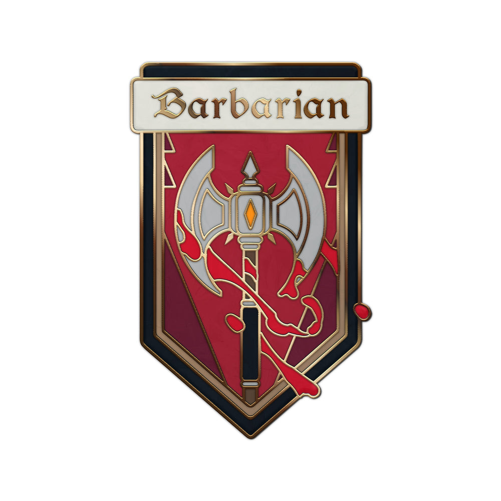 Class Pin - Barbarian (ONLINE ORDER ONLY)