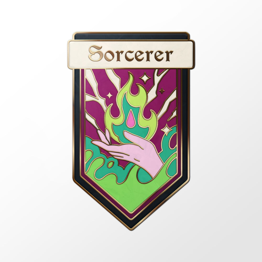 Class Pin - Sorcerer (ONLINE ORDER ONLY)