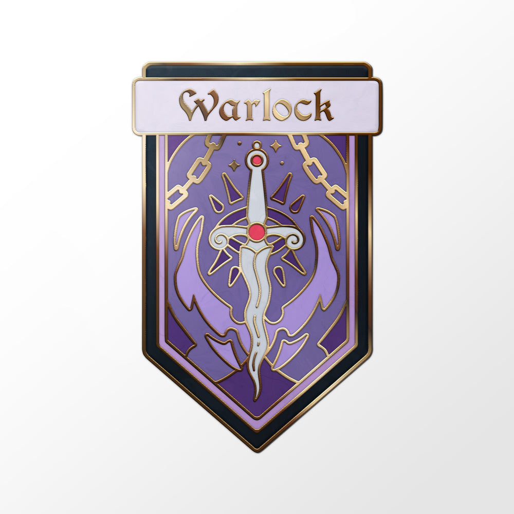 Class Pin - Warlock (ONLINE ORDER ONLY)