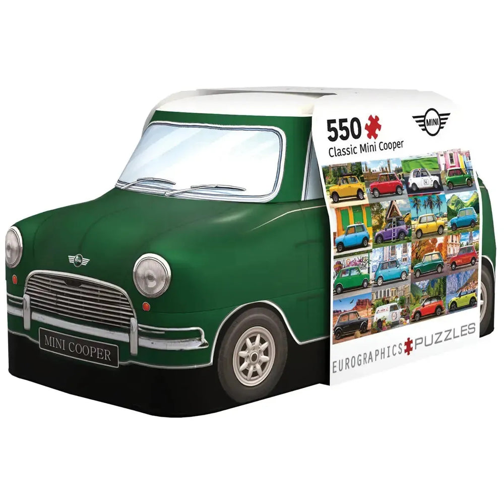 Classic Mini Cooper 550 Piece Jigsaw Puzzle in Tin Eurographics