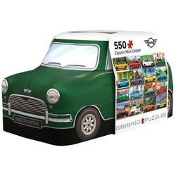 Classic Mini Cooper 550 Piece Jigsaw Puzzle in Tin Eurographics